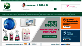 What Hygieneconseils.fr website looked like in 2020 (4 years ago)