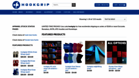 What Hookgrip.com website looked like in 2020 (4 years ago)
