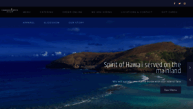What Hawaiianbros.com website looked like in 2020 (4 years ago)