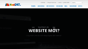 What Host247.vn website looked like in 2020 (4 years ago)