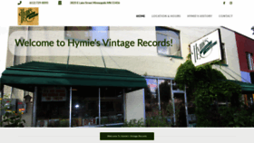 What Hymiesrecords.com website looked like in 2020 (4 years ago)