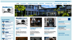 What Hellweg-schule.de website looked like in 2020 (4 years ago)