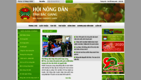 What Hoinongdanbacgiang.org.vn website looked like in 2020 (4 years ago)