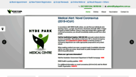What Hydeparkmc.com.au website looked like in 2020 (4 years ago)