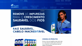 What Headandshoulders.com.br website looked like in 2020 (5 years ago)