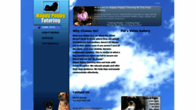 What Happypuppytutoring.com website looked like in 2020 (4 years ago)