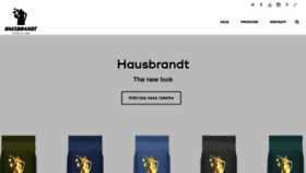 What Hausbrandt1892.si website looked like in 2020 (4 years ago)