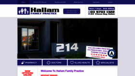 What Hallamfp.com.au website looked like in 2020 (4 years ago)