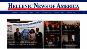 What Hellenicnews.com website looked like in 2020 (4 years ago)