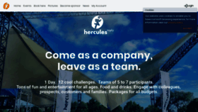 What Herculestrophy.com website looked like in 2020 (4 years ago)