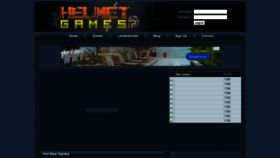What Helmetgames.com website looked like in 2020 (4 years ago)