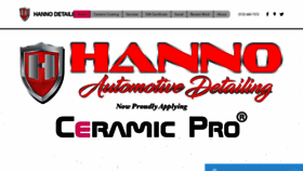 What Hannodetailing.com website looked like in 2020 (4 years ago)