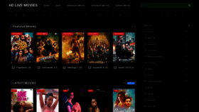 What Hdlivemovies.com website looked like in 2020 (4 years ago)
