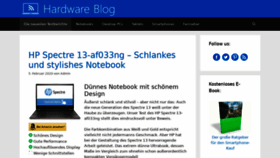What Hardware-blog.de website looked like in 2020 (4 years ago)