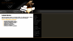 What Hupka-klavir.sk website looked like in 2020 (4 years ago)