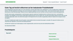 What Hufeisenkrater.de website looked like in 2020 (4 years ago)