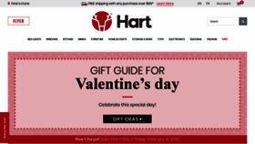 What Hartstores.com website looked like in 2020 (4 years ago)