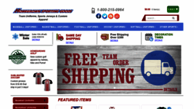 What Homegrownsportinggoods.com website looked like in 2020 (4 years ago)
