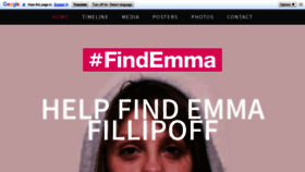 What Helpfindemmafillipoff.com website looked like in 2020 (4 years ago)