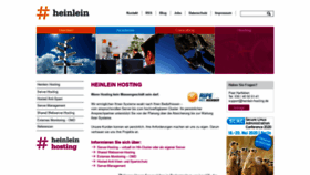 What Heinlein-hosting.de website looked like in 2020 (4 years ago)