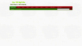 What Hoctotnguvan.net website looked like in 2020 (5 years ago)