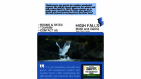 What Highfallsmotel.com website looked like in 2020 (4 years ago)