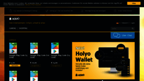 What Holyo.de website looked like in 2020 (4 years ago)