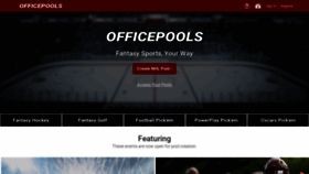 What Hockeypoolmanager.com website looked like in 2020 (4 years ago)