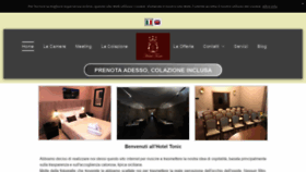 What Hoteltonic.it website looked like in 2020 (4 years ago)