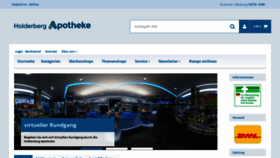 What Holderberg-apotheke.de website looked like in 2020 (4 years ago)