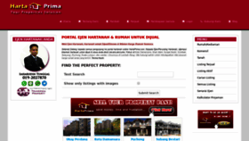 What Hartaprima.com website looked like in 2020 (4 years ago)