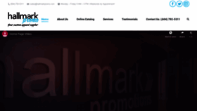 What Hallmarkpromo.com website looked like in 2020 (4 years ago)