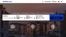 What Hotelmix.co.uk website looked like in 2020 (4 years ago)