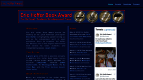 What Hofferaward.com website looked like in 2020 (5 years ago)