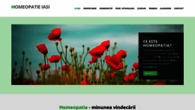 What Homeopatiasi.ro website looked like in 2020 (4 years ago)