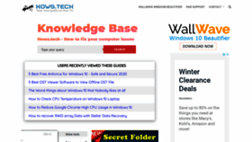 What Hows.tech website looked like in 2020 (5 years ago)