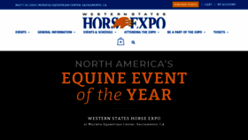 What Horseexpoevents.com website looked like in 2020 (4 years ago)