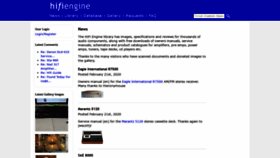 What Hifiengine.com website looked like in 2020 (4 years ago)