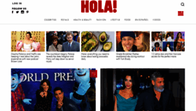 What Hola.com website looked like in 2020 (4 years ago)