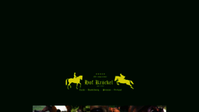 What Hofkroeckel.de website looked like in 2020 (5 years ago)