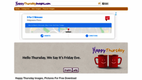 What Happythursdayimages.com website looked like in 2020 (4 years ago)