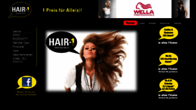 What Hair-one.ch website looked like in 2020 (4 years ago)