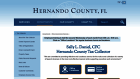 What Hernandotax.us website looked like in 2020 (4 years ago)