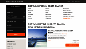 What Hotels-costa-blanca.com website looked like in 2020 (4 years ago)