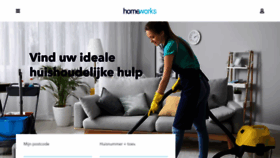What Homeworks.nl website looked like in 2020 (4 years ago)