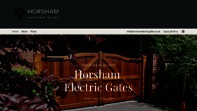What Horshamelectricgates.co.uk website looked like in 2020 (4 years ago)
