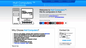 What Hullcomputers.com website looked like in 2020 (4 years ago)