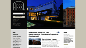What Hessl.at website looked like in 2020 (4 years ago)
