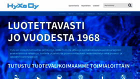 What Hyxo.fi website looked like in 2020 (4 years ago)