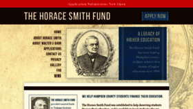 What Horacesmithfund.org website looked like in 2020 (4 years ago)